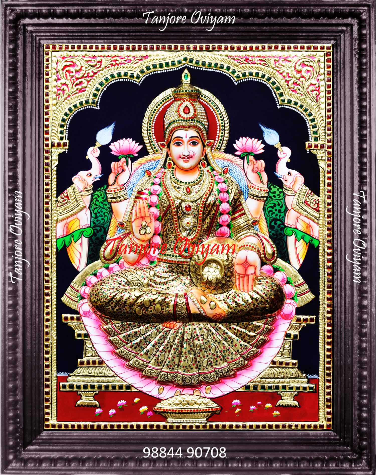 Embossing Gajalakshmi